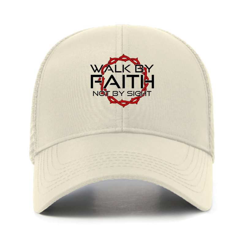Walk by Faith, Not by Sight 2 Corinthians 5:7 Jesus God Christian Hats