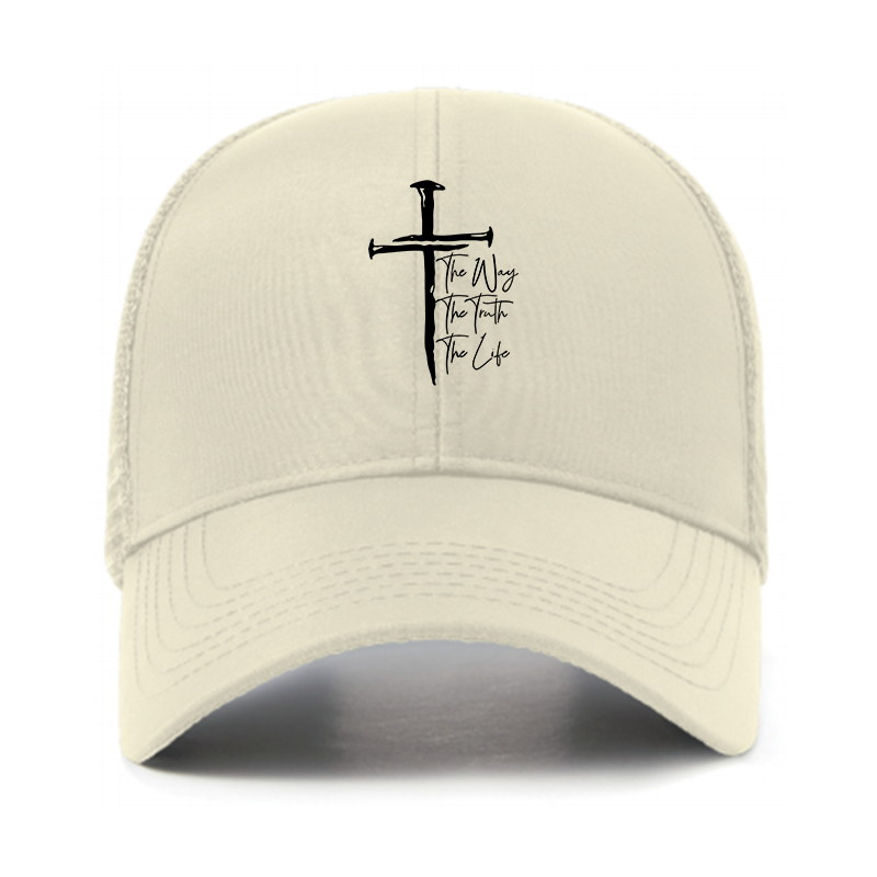 The Way The Truth The Life Jesus God Christian Hats