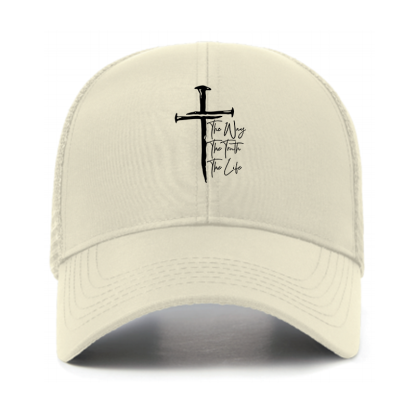 The Way The Truth The Life Jesus God Christian Hats