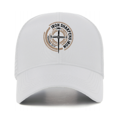 Iron Sharpens Iron - Proverbs 27:17 Jesus God Christian Hats
