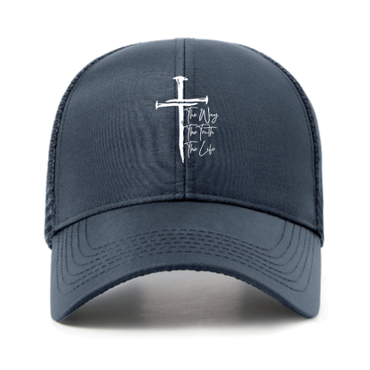 The Way The Truth The Life Jesus God Christian Hats