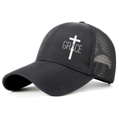 Grace Cross  Jesus God Christian Hats