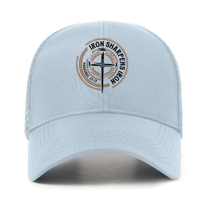 Iron Sharpens Iron - Proverbs 27:17 Jesus God Christian Hats