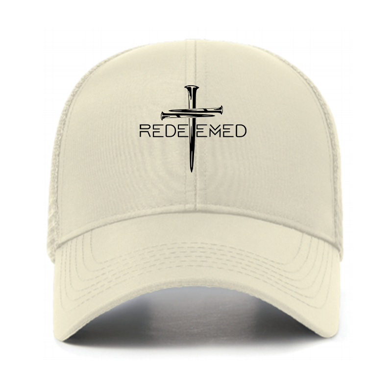 Cross Nails Redeemed Jesus God Christian Hats