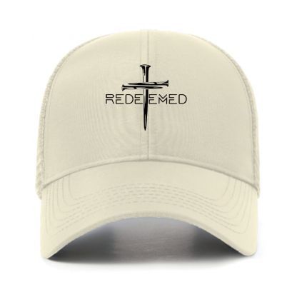 Cross Nails Redeemed Jesus God Christian Hats