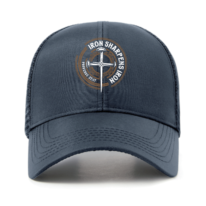 Iron Sharpens Iron - Proverbs 27:17 Jesus God Christian Hats