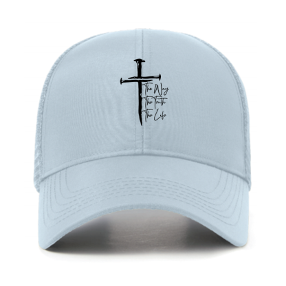 The Way The Truth The Life Jesus God Christian Hats