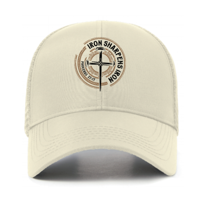 Iron Sharpens Iron - Proverbs 27:17 Jesus God Christian Hats