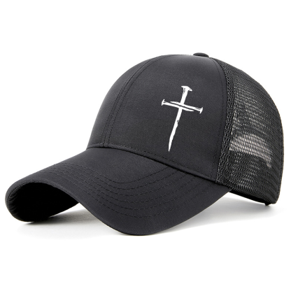 Nail Cross Jesus God Christian Hats