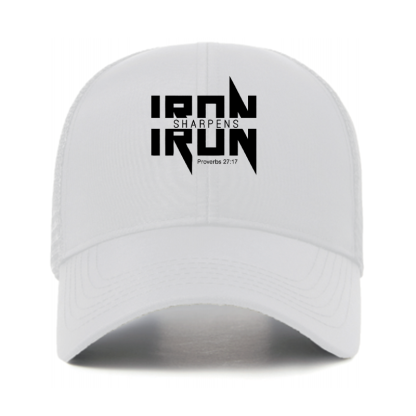 IRON SHARPENS IRON Proverbs 27:17 Jesus God Christian Hats