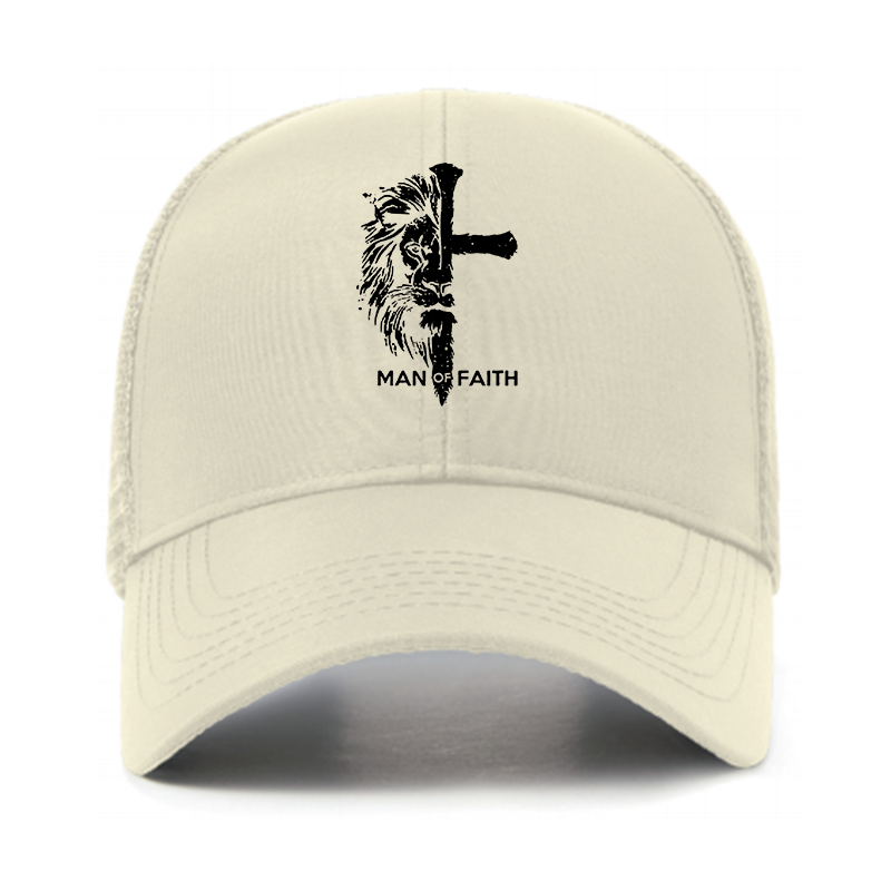 Man of Faith Jesus God Christian Hats