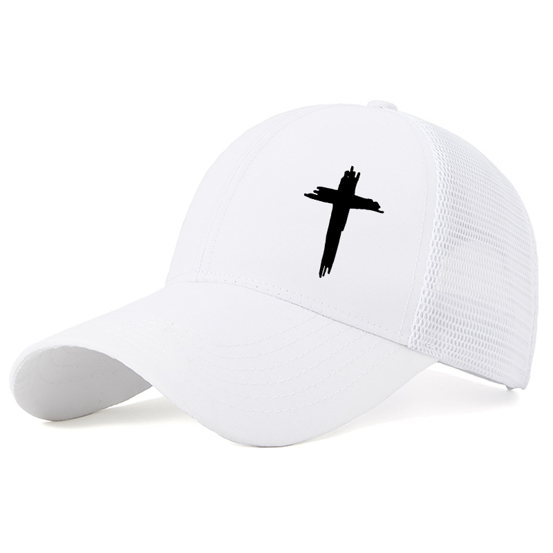 Cross Print Hats