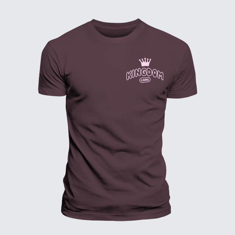 Kimgdom Come Jesus God Christian Premium Mercerized Cotton Tee