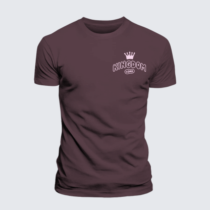 Kimgdom Come Jesus God Christian Premium Mercerized Cotton Tee