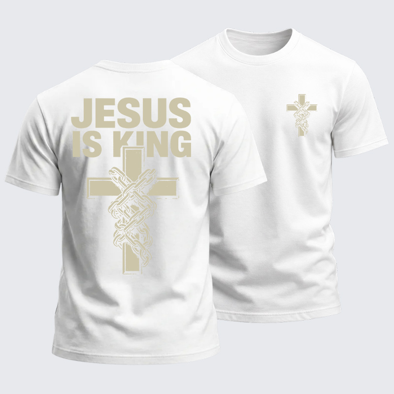 Heavyweight Cotton Tee - Jesus Is King