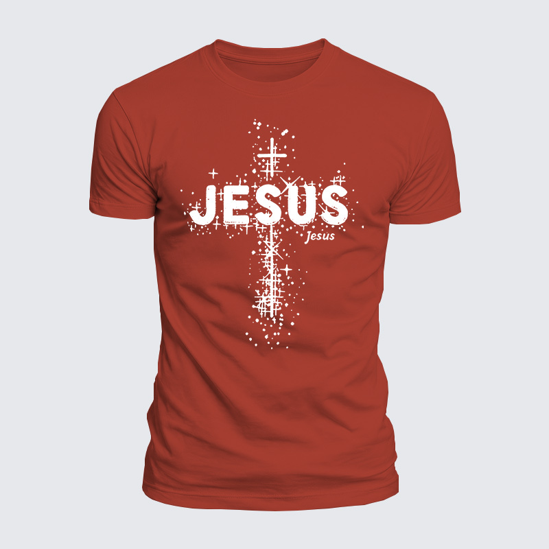 Faith Jesus God Christian  – Luxe Mercerized Interlock Cotton Tee