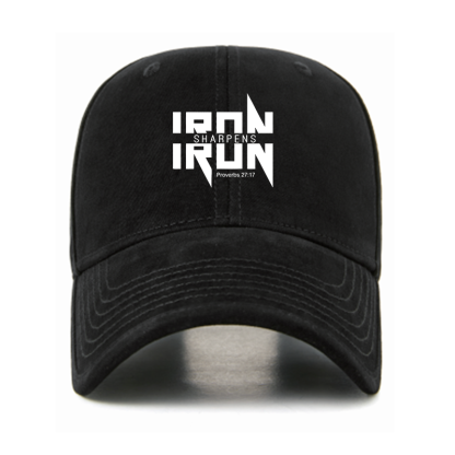 IRON SHARPENS IRON Proverbs 27:17 Christian Hats