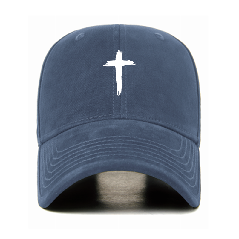 Cross Printed Christian Hats