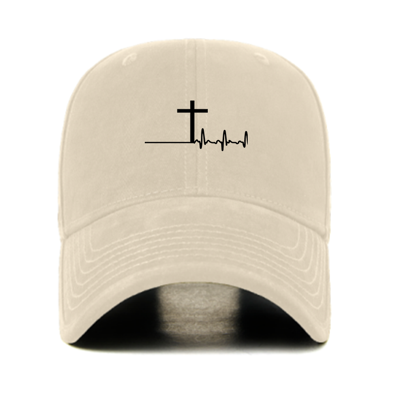 ECG Cross Christian Hats