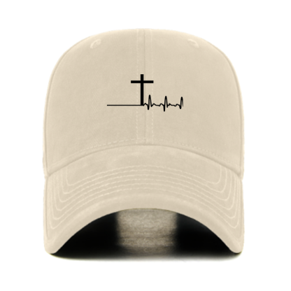 ECG Cross Christian Hats