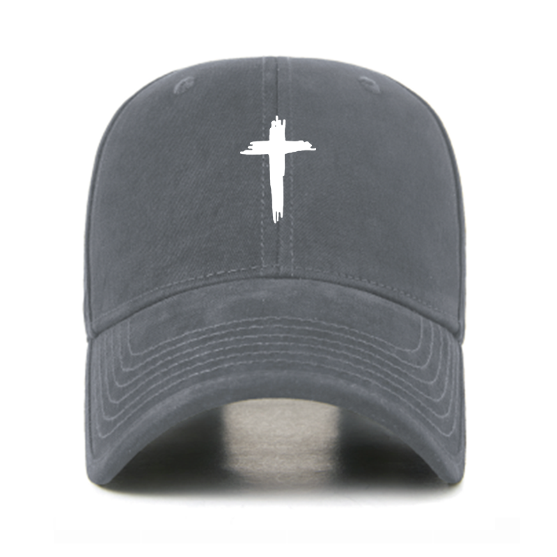 Cross Printed Christian Hats