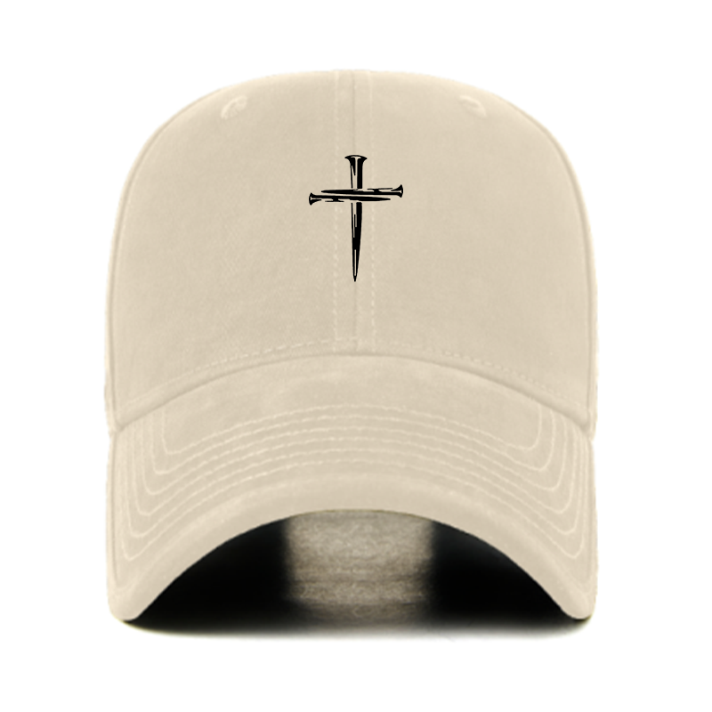 Cross Print Christian Hats