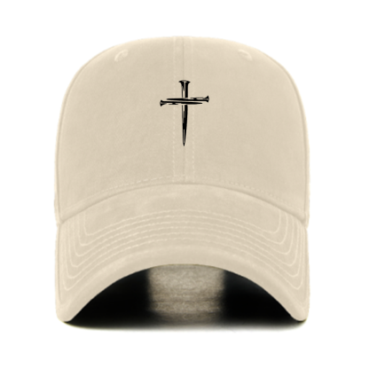 Cross Print Christian Hats