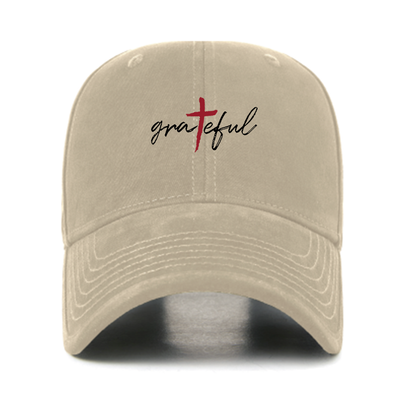 Grateful In Faith Christian Hats