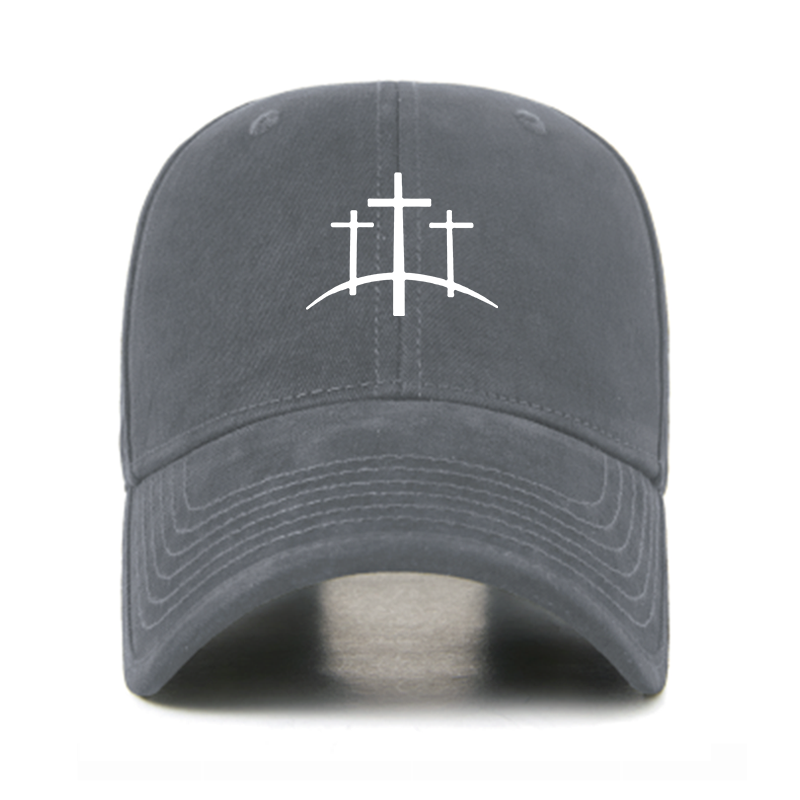 Cross Printed Christian Hats
