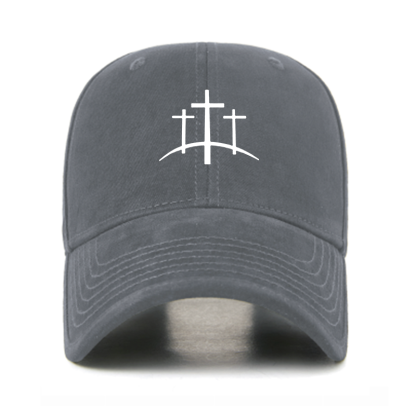 Cross Printed Christian Hats