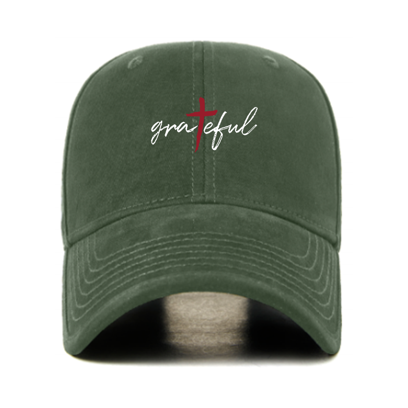Grateful In Faith Christian Hats