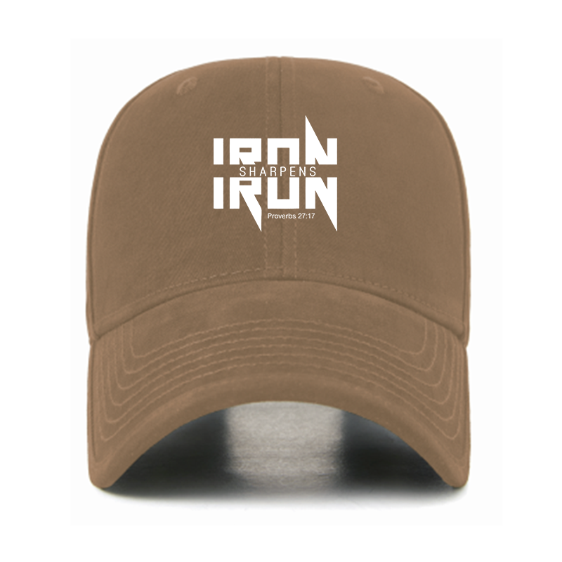 IRON SHARPENS IRON Proverbs 27:17 Christian Hats