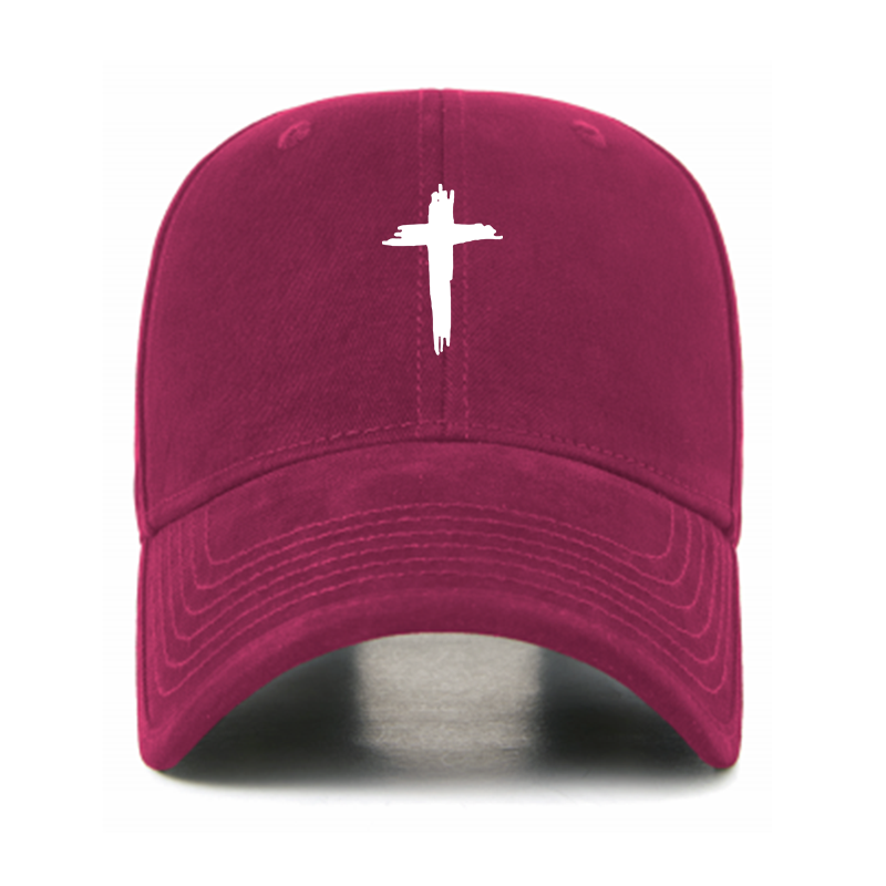 Cross Printed Christian Hats