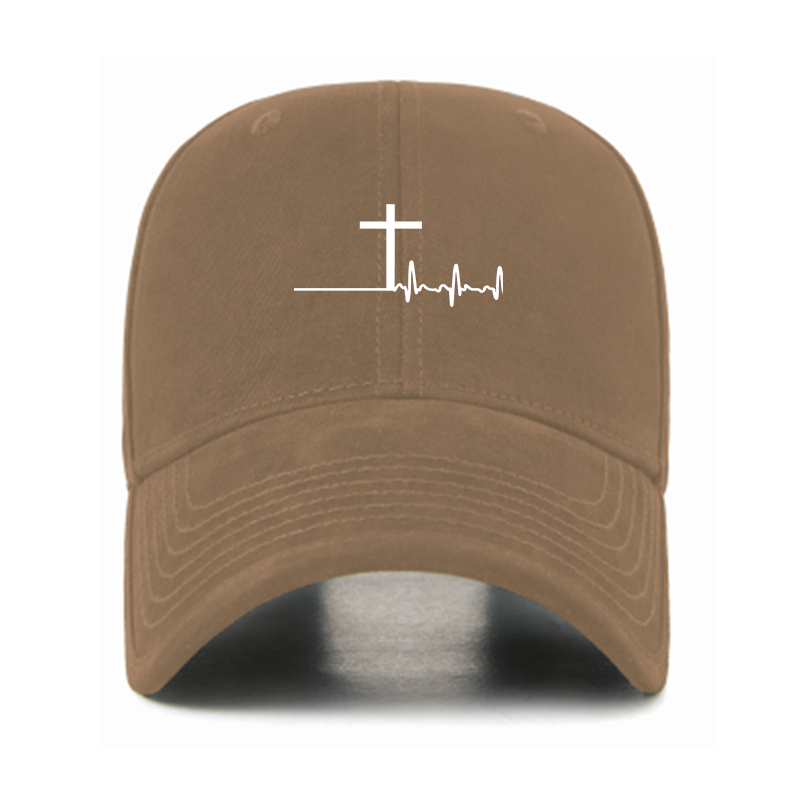 ECG Cross Christian Hats
