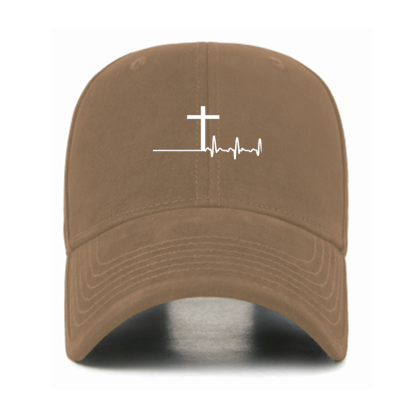 ECG Cross Christian Hats