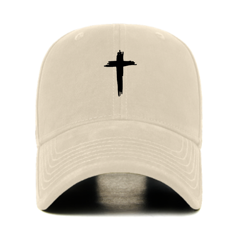 Cross Printed Christian Hats