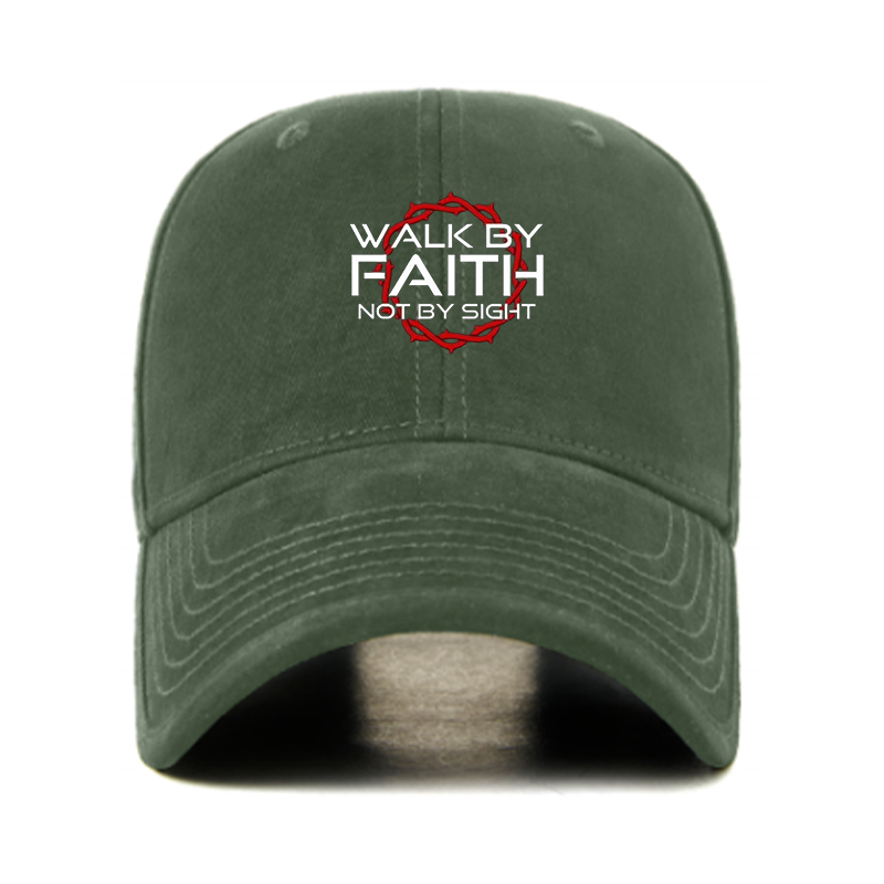 Walk by Faith, Not by Sight 2 Corinthians 5:7 Christian Hats