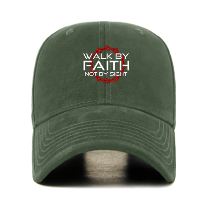 Walk by Faith, Not by Sight 2 Corinthians 5:7 Christian Hats