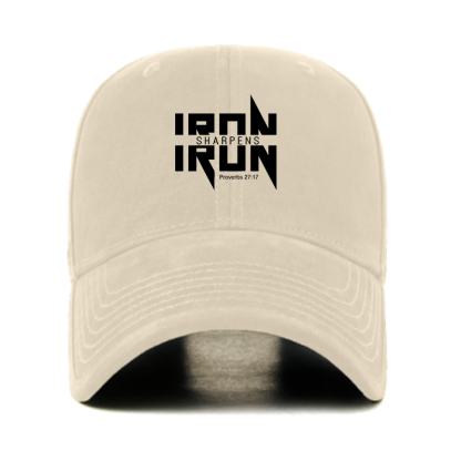 IRON SHARPENS IRON Proverbs 27:17 Christian Hats