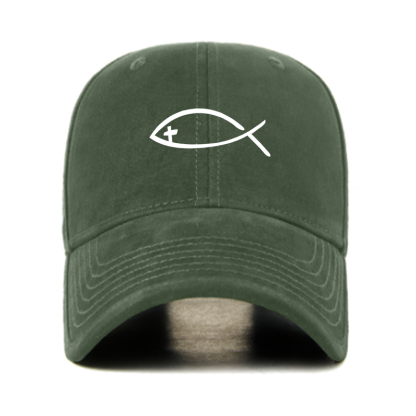 Jesus Fish Christian Hats
