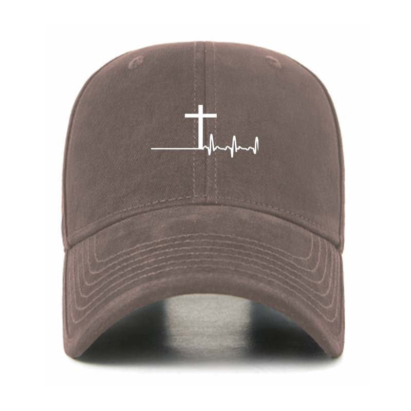 ECG Cross Christian Hats