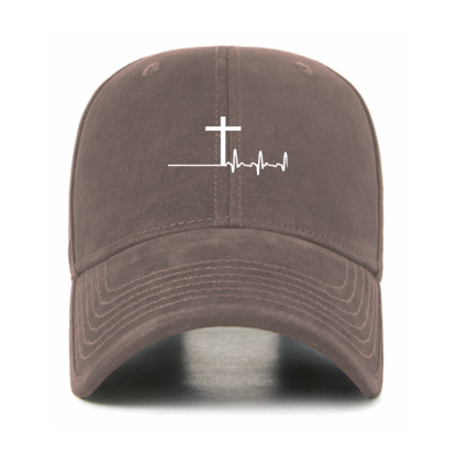 ECG Cross Christian Hats