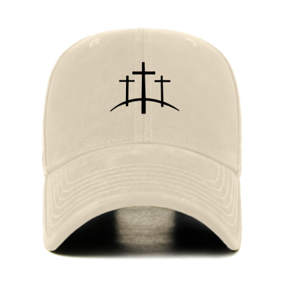 Cross Printed Christian Hats