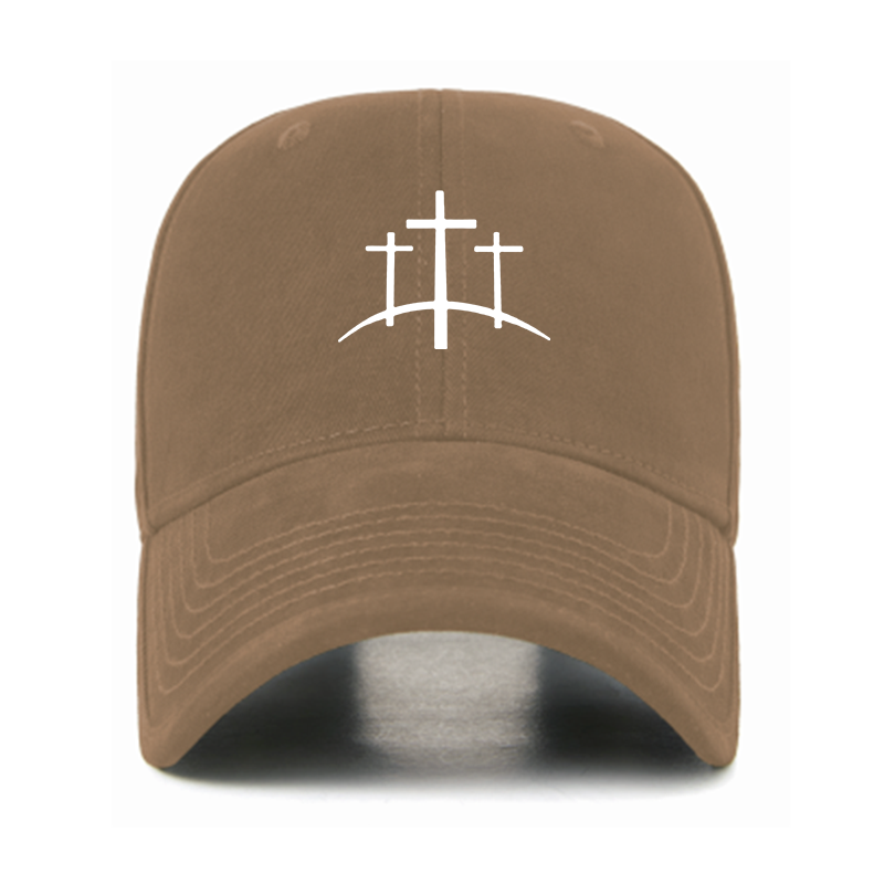 Cross Printed Christian Hats