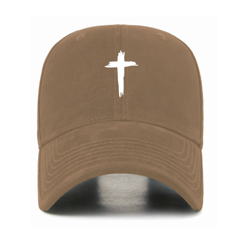 Cross Printed Christian Hats