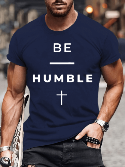 Stay Humble Jesus God Christian Cotton T-Shirt