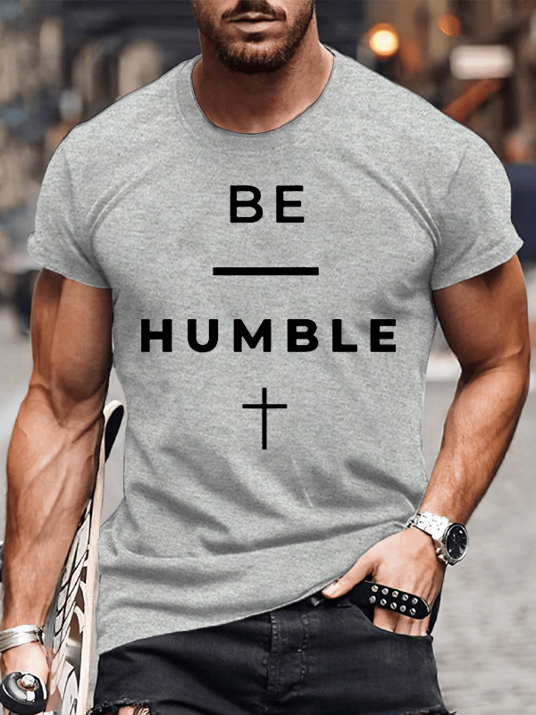 Stay Humble Jesus God Christian Cotton T-Shirt
