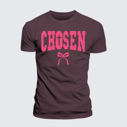 Chosen Jesus God Christian Premium Mercerized Cotton Tee