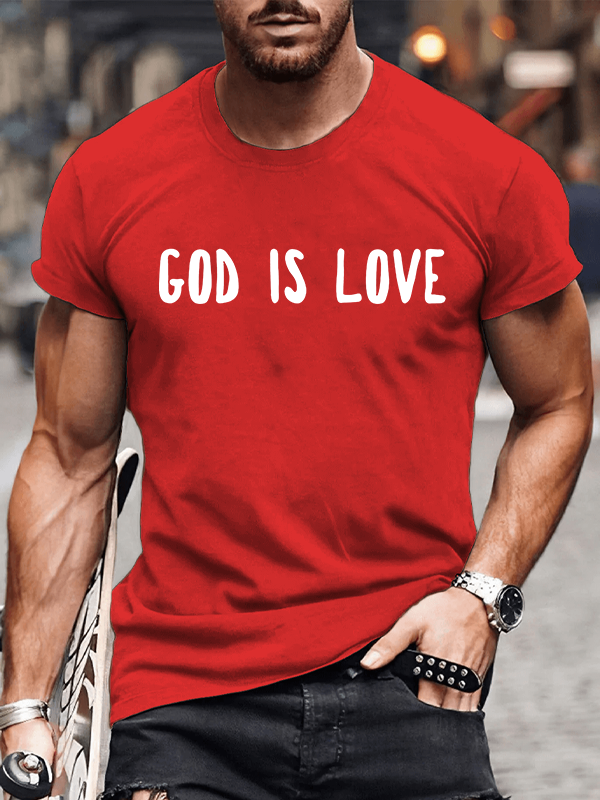 Classic Cotton Tee - Love God -soulsbelief