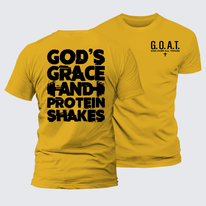 Gym Faith Jesus God Christian Premium Mercerized Cotton Tee